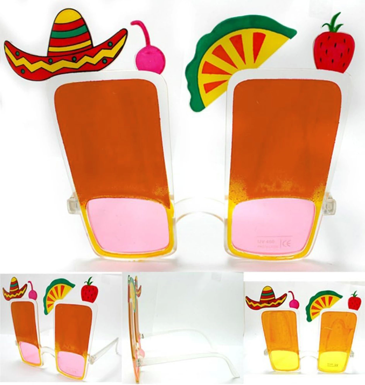Sombrero Hawaii Fiesta Meyve Figürlü Yaza Merhaba Gözlük - Lisinya