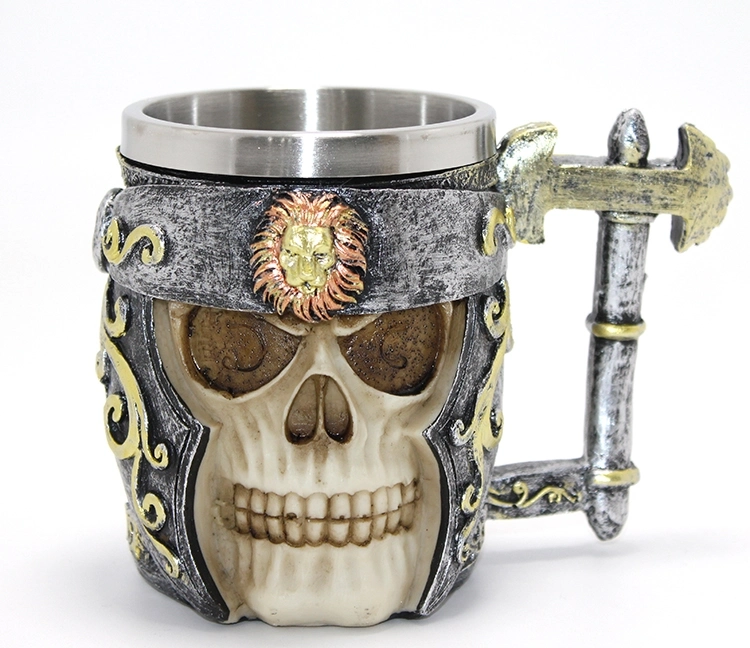 Şövalye Tasarım İçi Paslanmaz Çelik Kupa Bardak Alk4366 - Lisinya