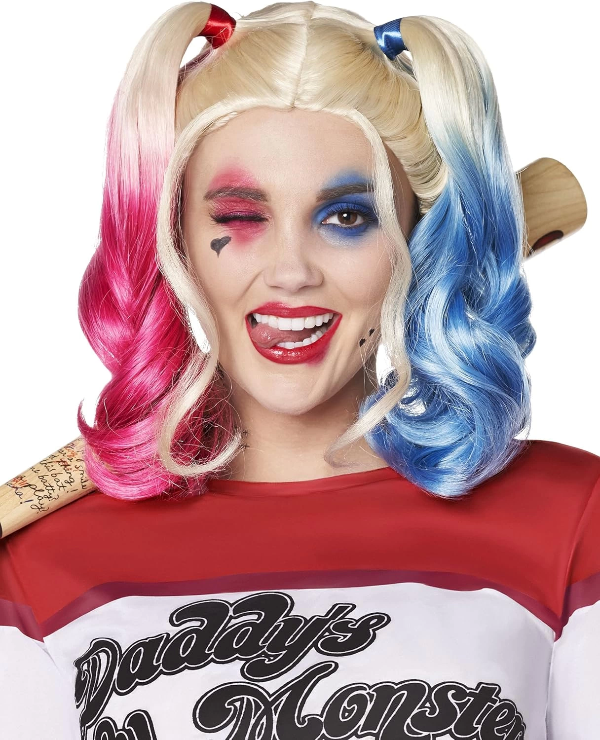 Suicide Squad Harley Quinn Kostüm Peruk - Lisinya