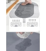 Süper Su Emici Kaymaz Tabanlı Banyo Paspası ( 40*60 )cm - Lisinya Süper Su Emici Kaymaz Tabanlı Banyo Paspası ( 40*60 )cm - Lisinya
