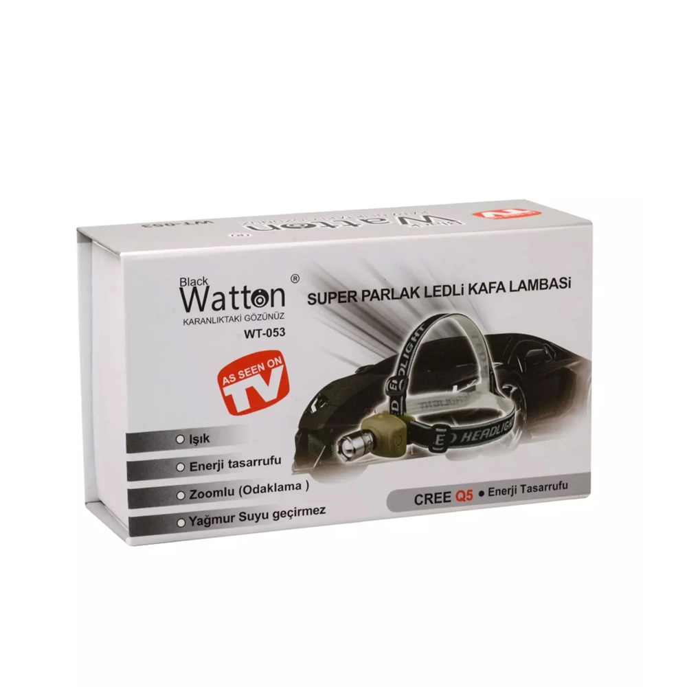 Süper Zoomlu Kafa Lambası  Wt-053 - Lisinya