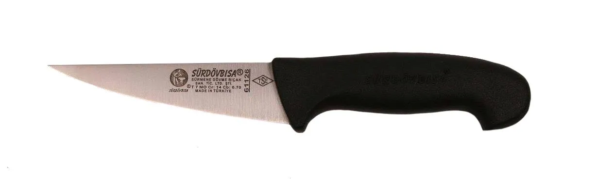 Sürmene  61026 Kasap Kurban Sıyırma Bıçağı 13 Cm, Plastik Sap - Lisinya