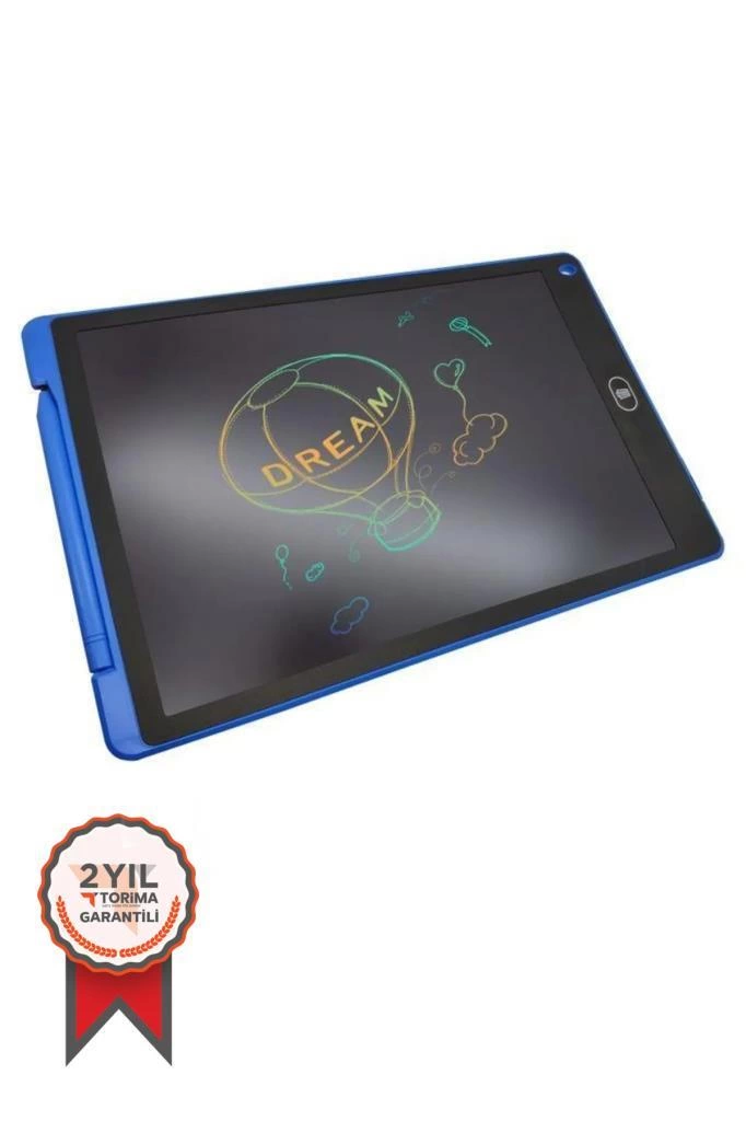 T12 Mavi Writing Tablet Lcd 12 Inç Dijital Kalemli Çizim Yazı Tahtası - Lisinya
