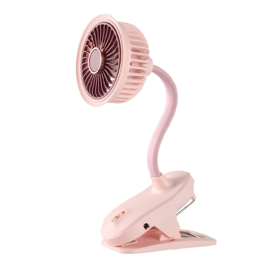 Taşınabilir Mini Klips Bebek Arabası Fanı, Fan Elektrikli Soğutma Hava Sirkülatöründe 360 Derece Dönebilen Klips - Lisinya