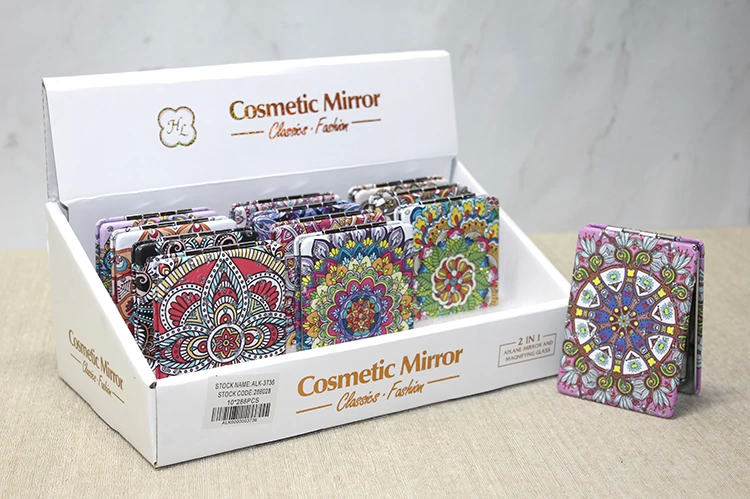 Taşlı El Aynası Dikdörtgen İnce Alk3736 - Lisinya