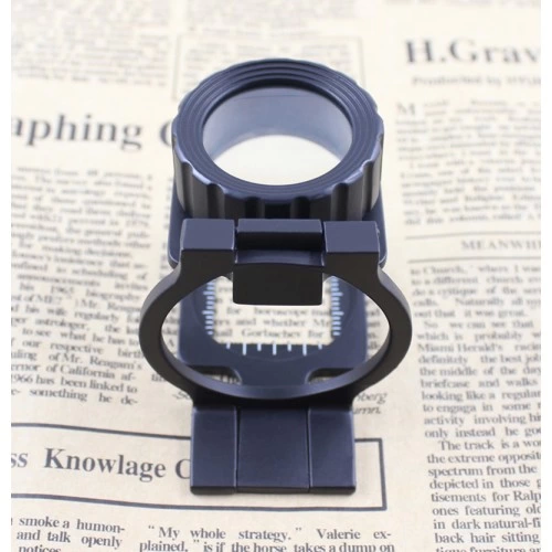 Tekstilciler Için Kumaş Kontrolü Büyüteç,katlanan, Metal 15x Büyütme - Lisinya Tekstilciler Için Kumaş Kontrolü Büyüteç,katlanan, Metal 15x Büyütme - Lisinya