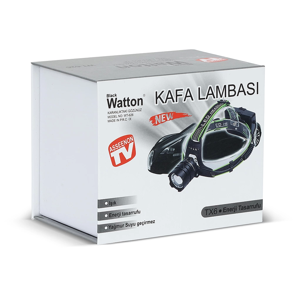 Tx6 Led Şarjlı Kafa Lambası Wt-626 - Lisinya Tx6 Led Şarjlı Kafa Lambası Wt-626 - Lisinya
