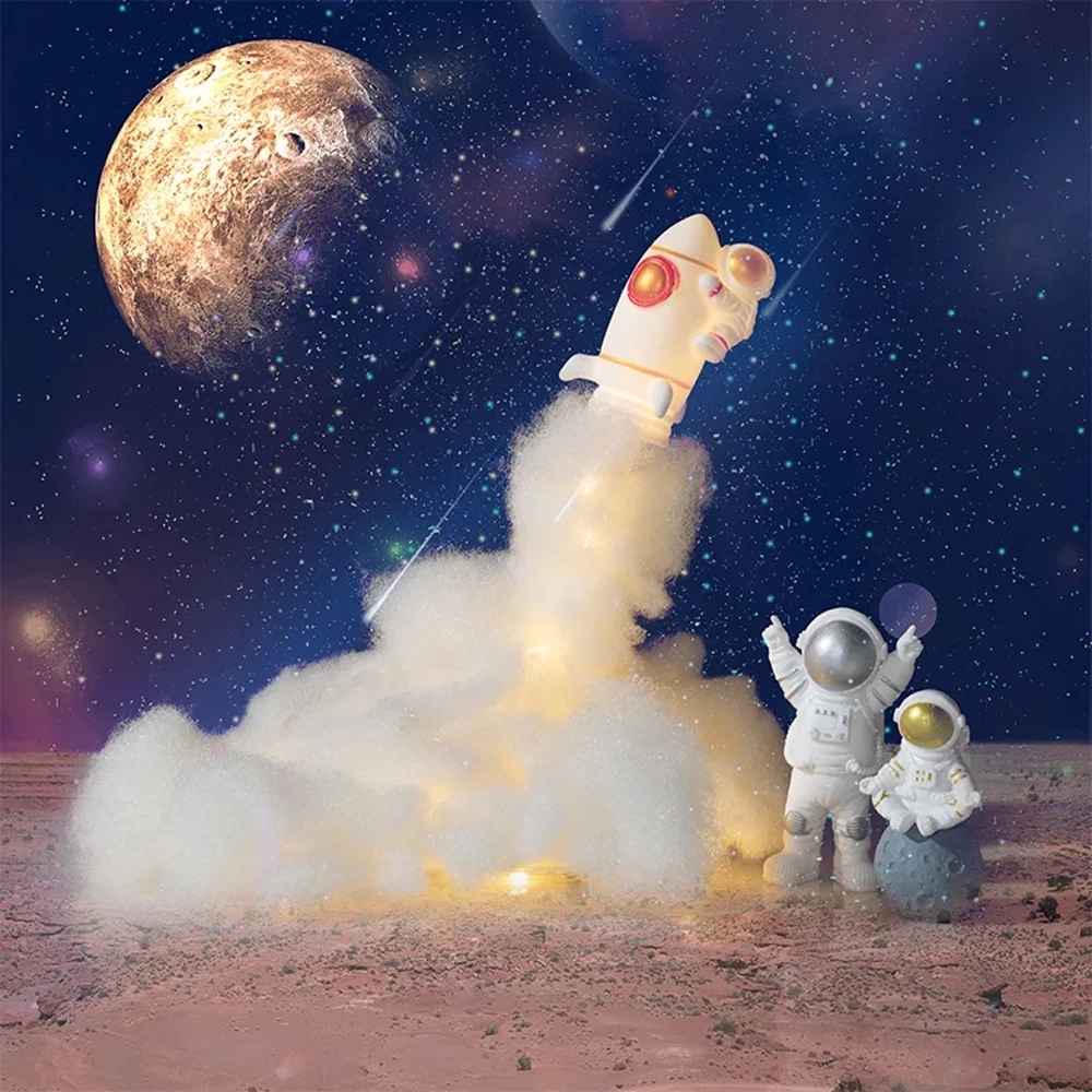 Uçan Astronot Tasarımlı Gece Lambası - Lisinya
