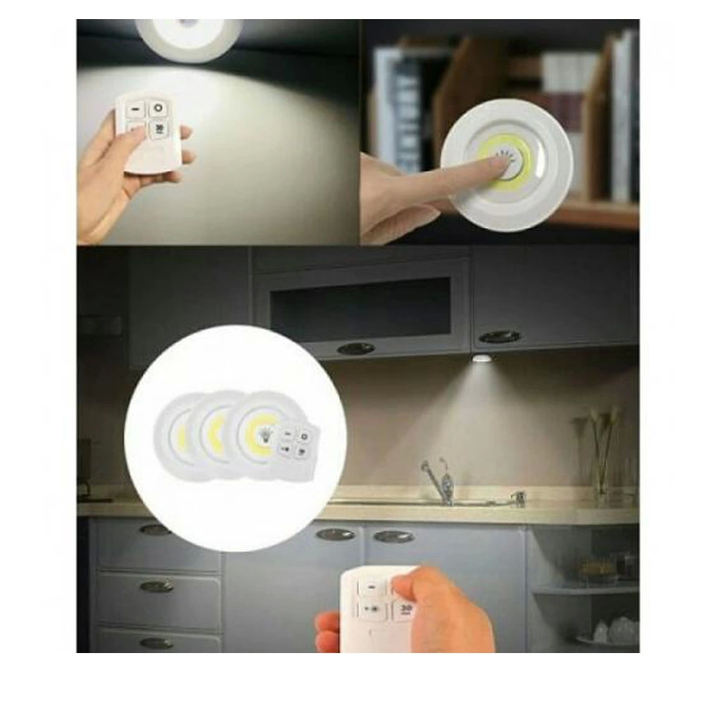Uzaktan Kumandalı Yapışkanlı Led Spot Lamba Wt-364 - Lisinya