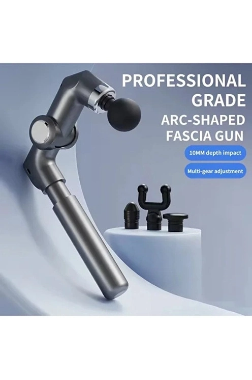 Uzun Saplı Masaj Sı Derin Doku Kas Masaj Aleti 6 Başlıklı Şarjlı Profesyonel 6 Kademe - Lisinya