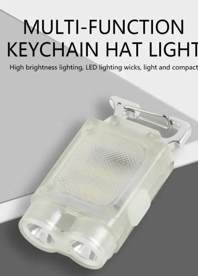 V15 Edc El Feneri 1200lm Anahtarlık Işık Tip-c Şarj Edilebilir Taşınabilir Mini Torch Mıknatıs Klips Ile Kamp Cep Fener - Lisinya