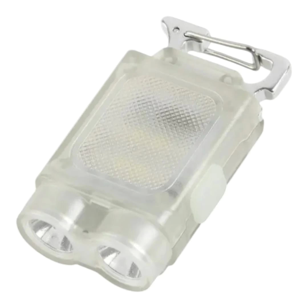 V15 Edc El Feneri 1200lm Anahtarlık Işık Tip-c Şarj Edilebilir Taşınabilir Mini Torch Mıknatıs Klips Ile Kamp Cep Fener - Lisinya