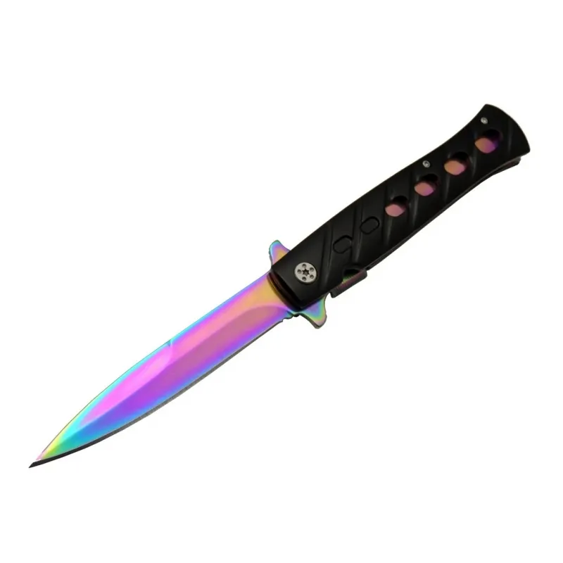 Venom K033 Gökkuşağı Kamp Çakı 23cm- Yarı Otomatik, Kemerlikli - Lisinya Venom K033 Gökkuşağı Kamp Çakı 23cm- Yarı Otomatik, Kemerlikli - Lisinya