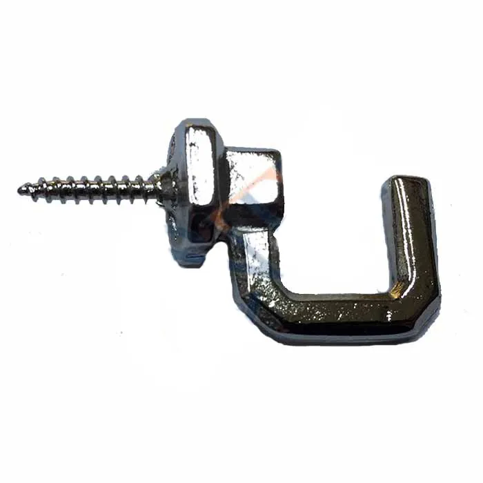 Vidalı Kanca, Askı Büyük - 15x23mm, Nikel - 1 Adet - Lisinya