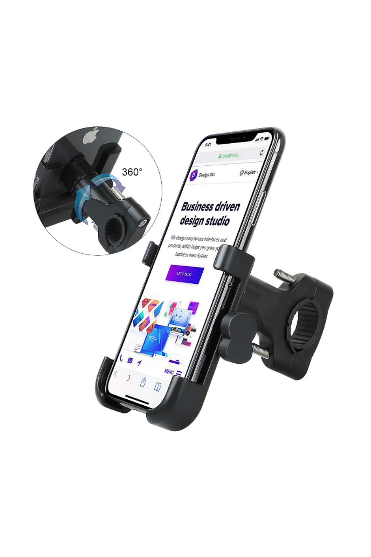 Alüminyum Gövdeli Metal Gidon Bağlantılı Motosiklet Telefon Tutucu 7 İnç Xl - Lisinya Alüminyum Gövdeli Metal Gidon Bağlantılı Motosiklet Telefon Tutucu 7 İnç Xl - Lisinya