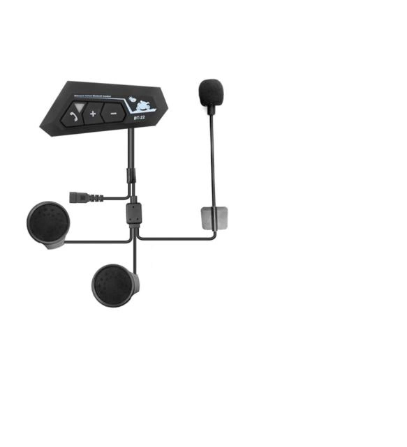 Bt22 Kask Kulaklık Bluetooth Motosiklet Kulaklık 5.0 Bluetooth Interkom Motorsiklet Kulaklık - Lisinya