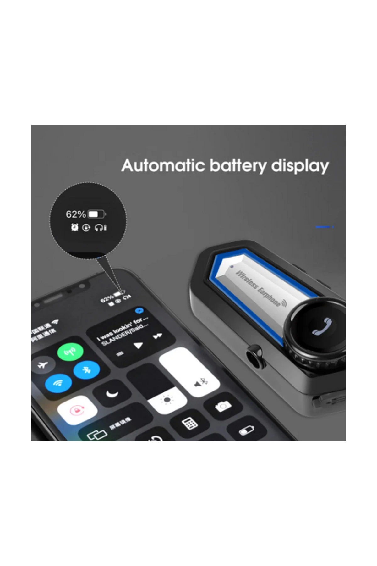 Bt31 Kask Kulaklık Bluetooth 5.0 Motosiklet Interkom Su Geçirmez Kablosuz Kulaklık - Lisinya