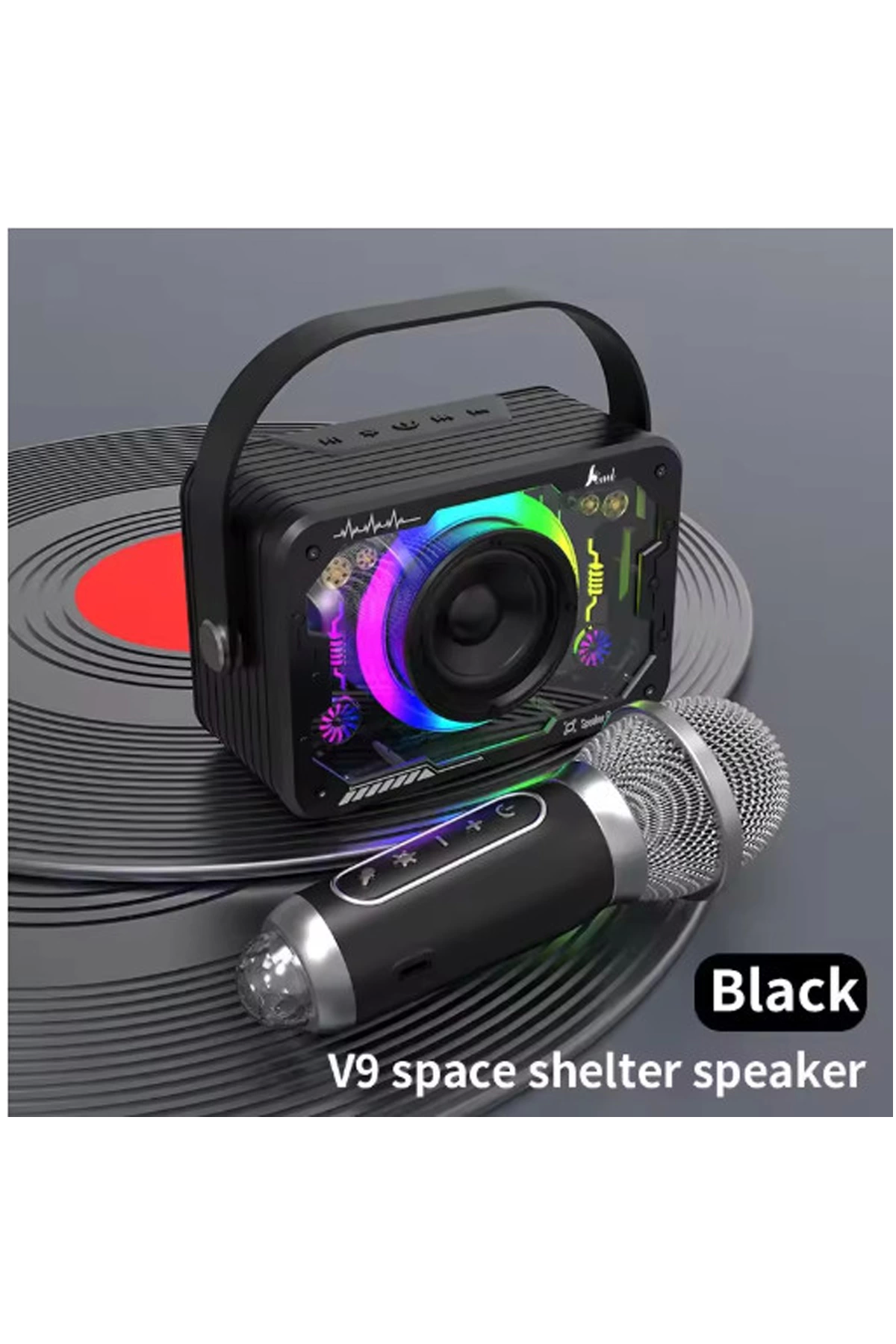 Vtn-82 Taşınabilir Kablosuz Işıklı Bluetooth Hoparlör Ses Değiştirme Özellikli - Lisinya Vtn-82 Taşınabilir Kablosuz Işıklı Bluetooth Hoparlör Ses Değiştirme Özellikli - Lisinya