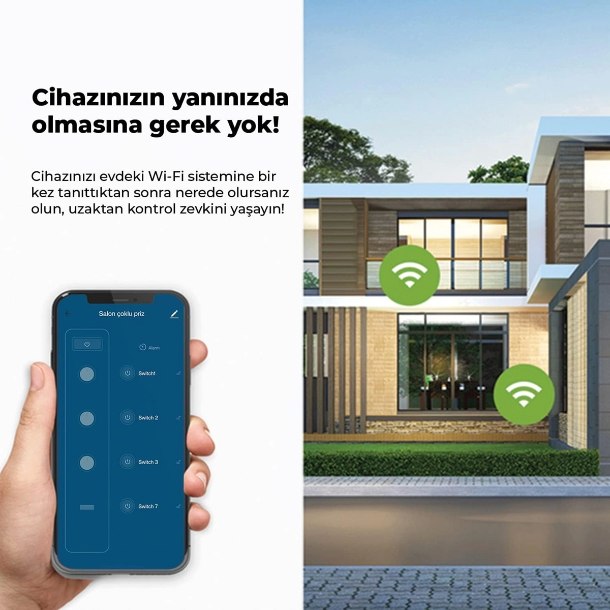 Vtn Bp-01 Kablosuz Yüksek Akım Korumalı Hızlı Şarj Özellikli Akıllı Priz - Lisinya