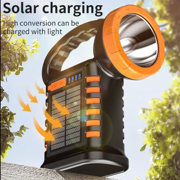 Wıson Ws-4343 Çok Fonksiyonlu Solar Şarjlı Powerbanklı Kamp Lambası - Lisinya