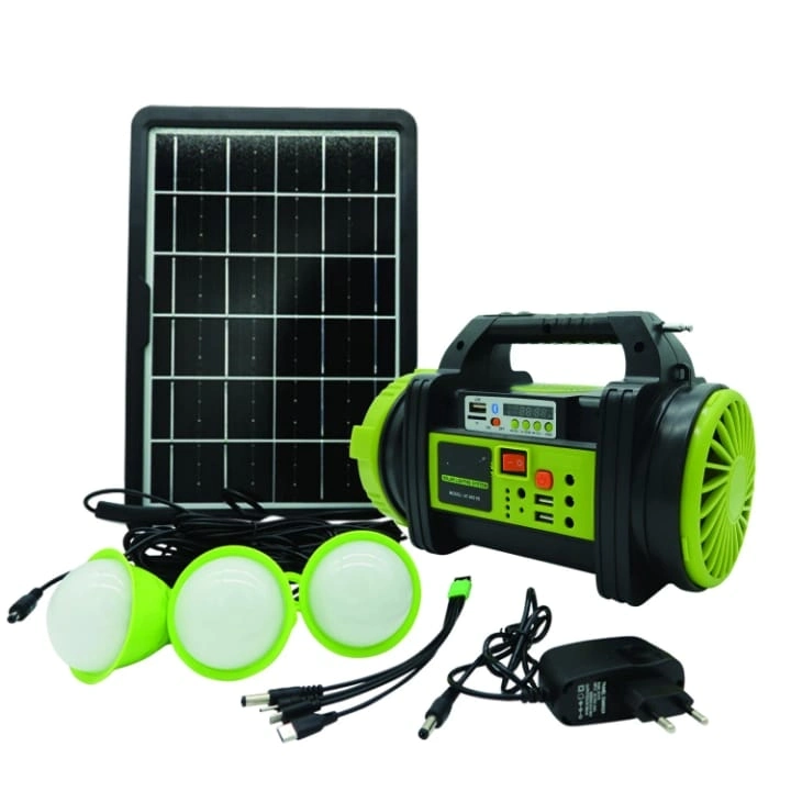 Wıson Ws-5683 Şarjlı 30w Solar Şarjlı Ev Aydınlatma Seti Radyo Ve Fan Powebank - Lisinya