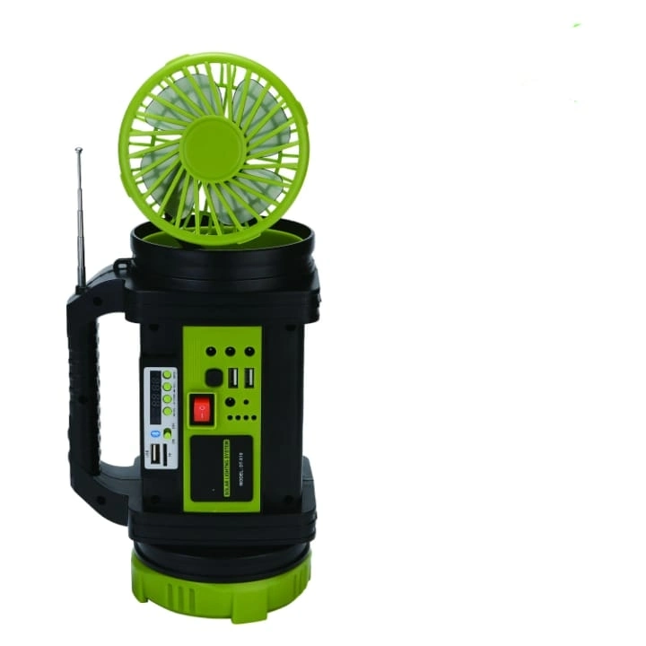 Wıson Ws-5683 Şarjlı 30w Solar Şarjlı Ev Aydınlatma Seti Radyo Ve Fan Powebank - Lisinya