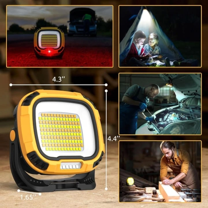 Wison Ws-582 Powerbank Özellikli Tripod Bağlantılı Mıknatıslı 3500 Lümen Usb Şarjlı Çalışma Feneri - Lisinya