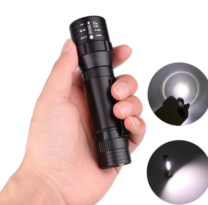 Wuben Wb-017 Zoomlu Şarjlı Cob Led Güçlü El Feneri - Lisinya Wuben Wb-017 Zoomlu Şarjlı Cob Led Güçlü El Feneri - Lisinya