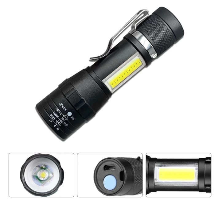 Wuben Wb-017 Zoomlu Şarjlı Cob Led Güçlü El Feneri - Lisinya Wuben Wb-017 Zoomlu Şarjlı Cob Led Güçlü El Feneri - Lisinya