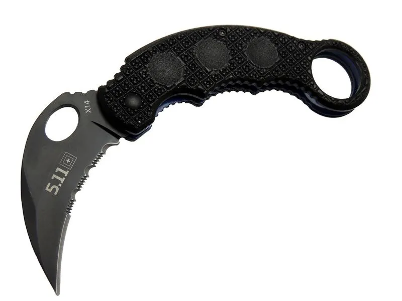 X14 5.11 Siyah Karambit Koleksiyon Çakı 16 Cm - Plastik Sap - Lisinya X14 5.11 Siyah Karambit Koleksiyon Çakı 16 Cm - Plastik Sap - Lisinya