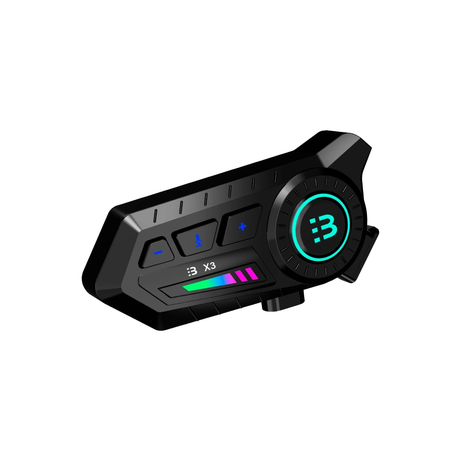 X3 Motor Kask Kulaklık Rgb Modlu Su Geçirmez 5.3 Bluetooth Intercom - Lisinya
