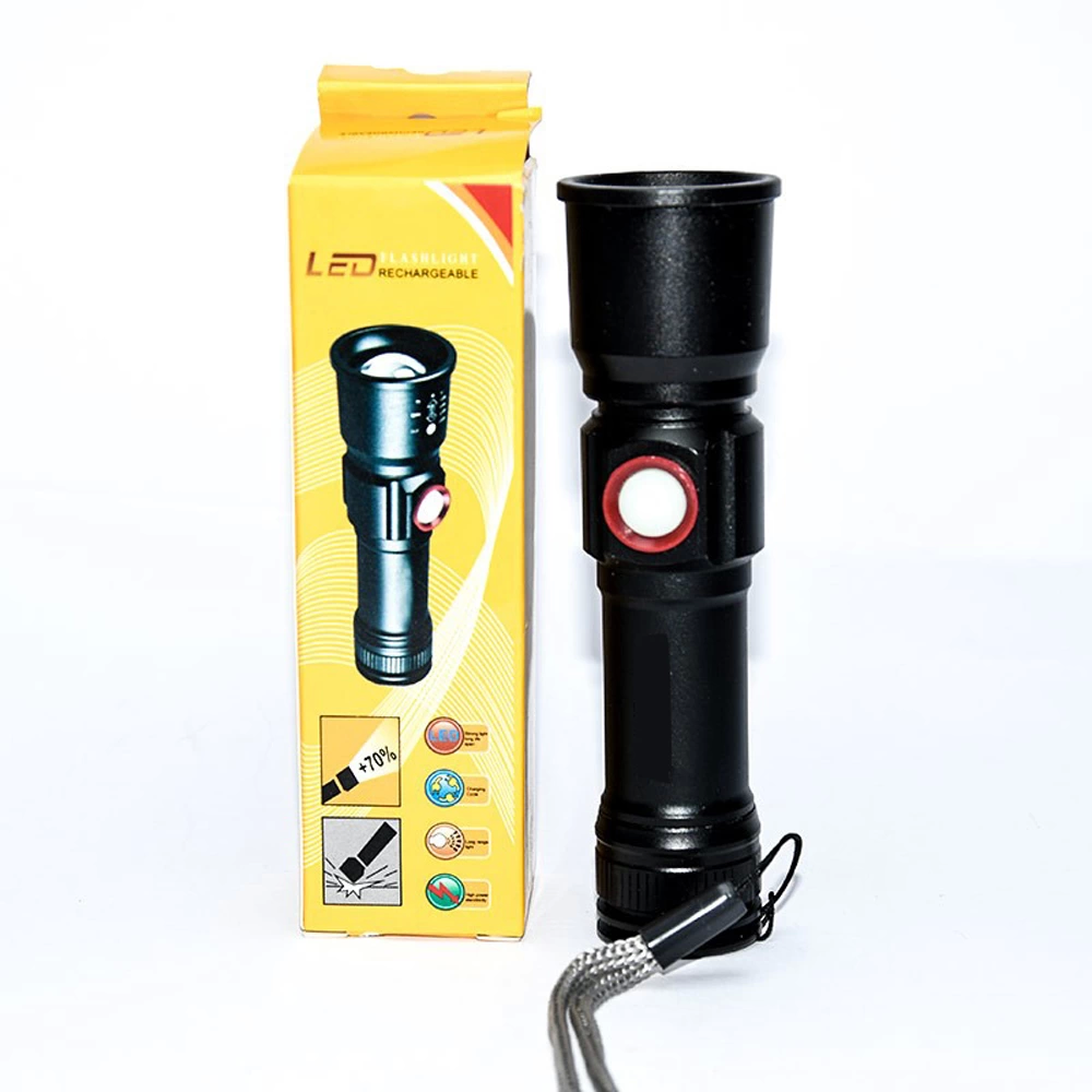 Xml-2 Led 1.000 Lümen  Usb Şarjlı El Feneri  Wt-611 - Lisinya