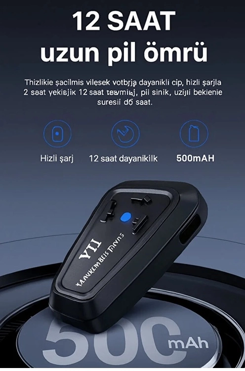 Y11 Bluetooth Kulaklık Mikrofonlu Motosiklet Kulaklığı İntercom Bt 5.3 - Lisinya Y11 Bluetooth Kulaklık Mikrofonlu Motosiklet Kulaklığı İntercom Bt 5.3 - Lisinya