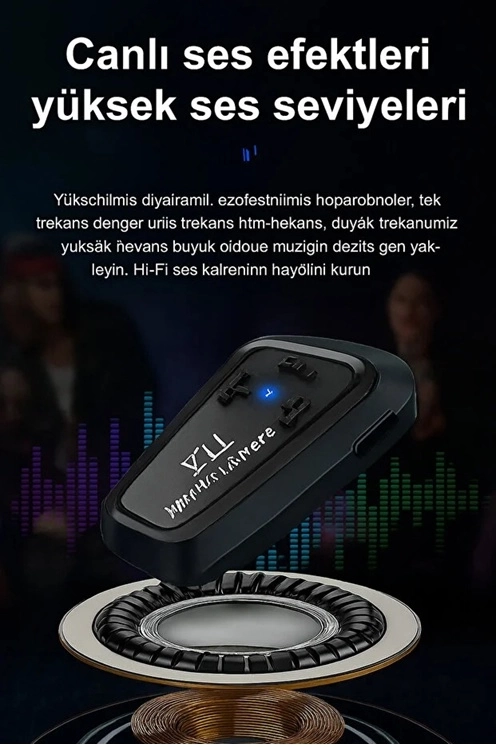 Y11 Bluetooth Kulaklık Mikrofonlu Motosiklet Kulaklığı İntercom Bt 5.3 - Lisinya Y11 Bluetooth Kulaklık Mikrofonlu Motosiklet Kulaklığı İntercom Bt 5.3 - Lisinya