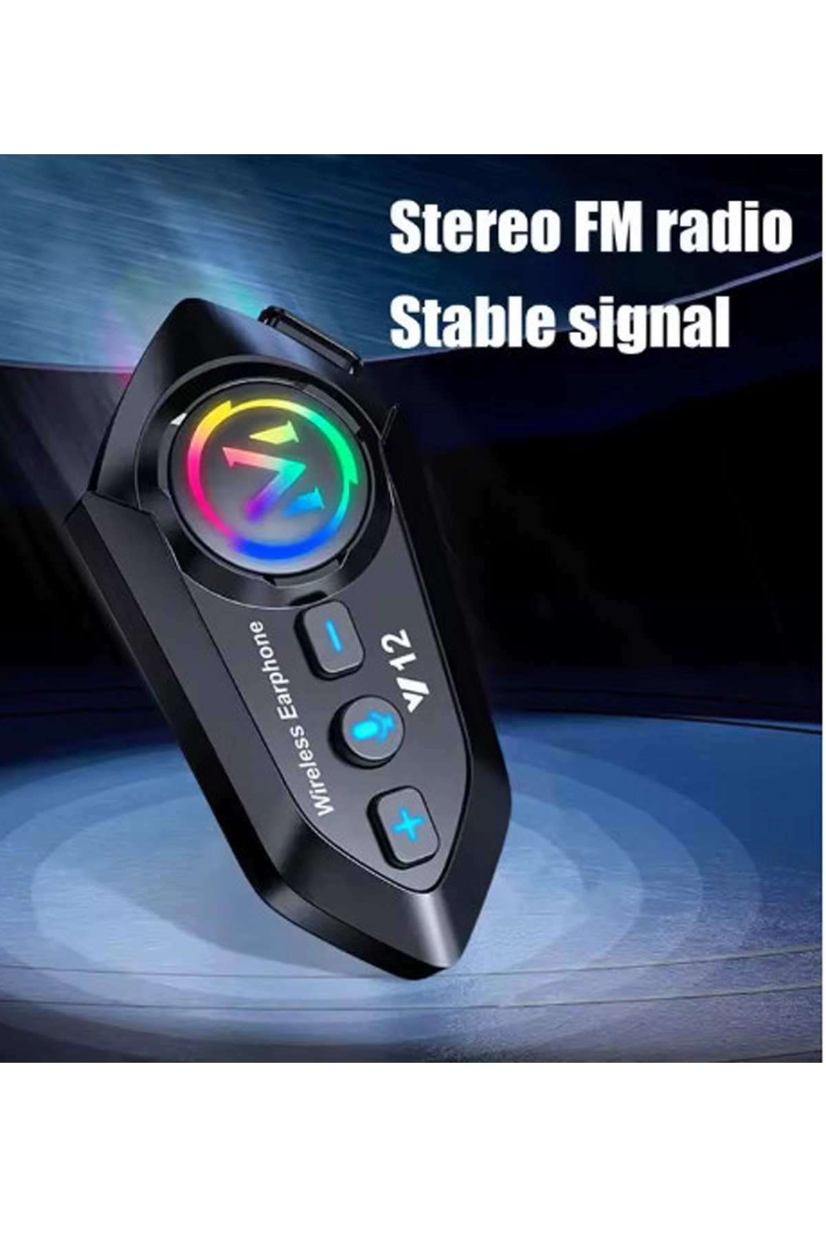 Y12 Motor Kask Kulaklık Rgb Modlu Radyolu Motosiklet Kulaklık 5.3 Bluetooth Intercom - Lisinya Y12 Motor Kask Kulaklık Rgb Modlu Radyolu Motosiklet Kulaklık 5.3 Bluetooth Intercom - Lisinya