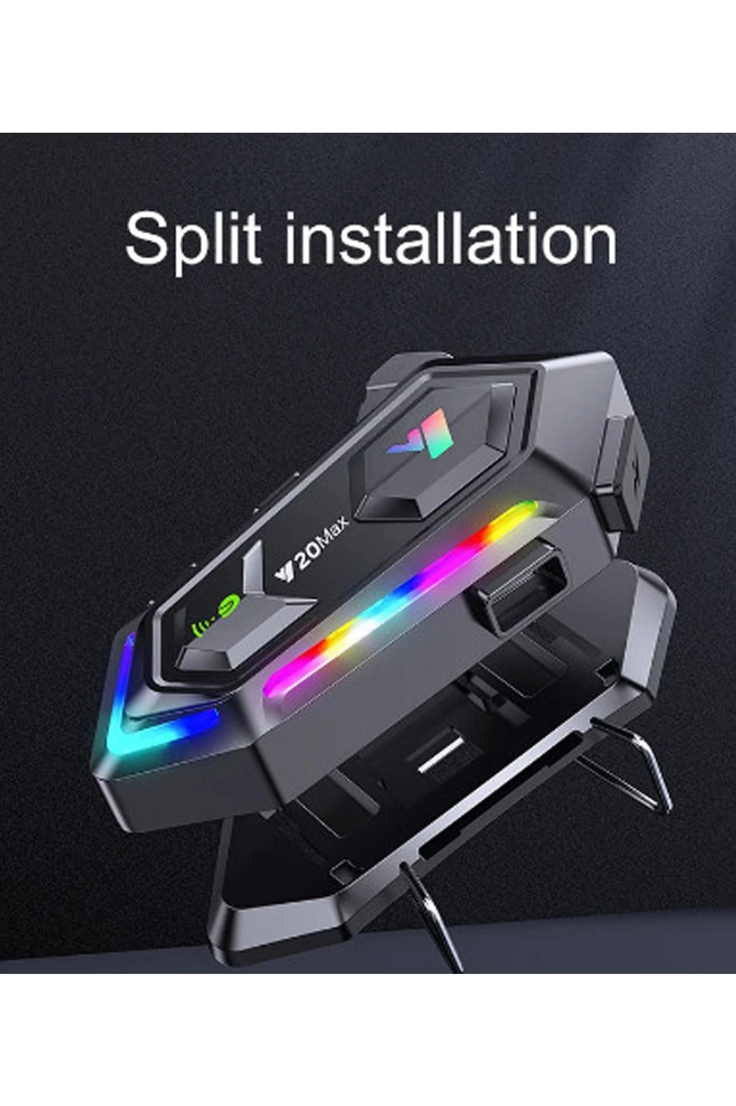 Y20 Max Motosiklet Bluetooth 5.3 Kask Intercom 2 Kişi 300 Metre Eşleşme Özellikli - Lisinya Y20 Max Motosiklet Bluetooth 5.3 Kask Intercom 2 Kişi 300 Metre Eşleşme Özellikli - Lisinya