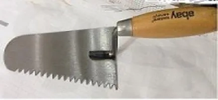 Yanı Sivri Dişli Mala 22 No - Lisinya