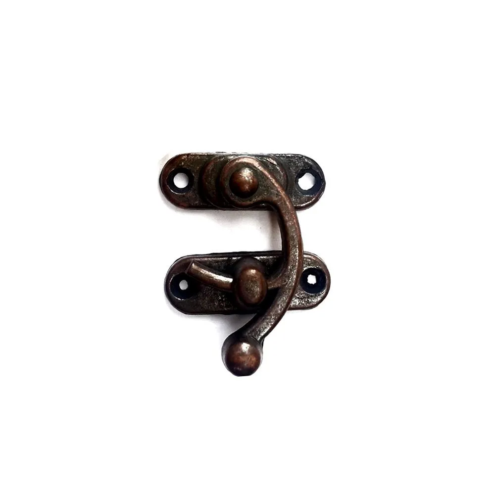 Yay Gözü, Ahşap Kutu Klipsi - Minik 20x24 Mm, Antik, 1 Adet - Lisinya