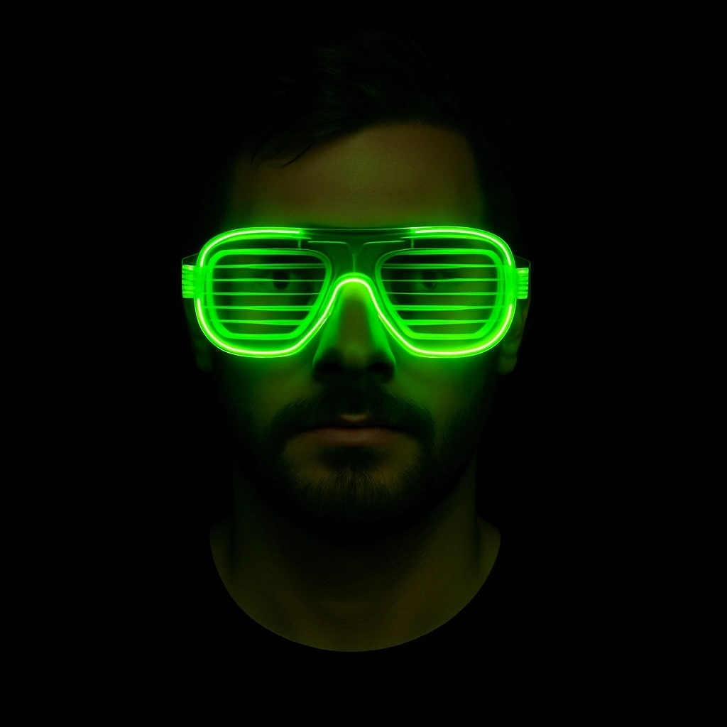 Yeşil Led Işıklı Parti Gözlüğü – Neon Glow Şerit Gözlük 3 Modlu - Lisinya Yeşil Led Işıklı Parti Gözlüğü – Neon Glow Şerit Gözlük 3 Modlu - Lisinya