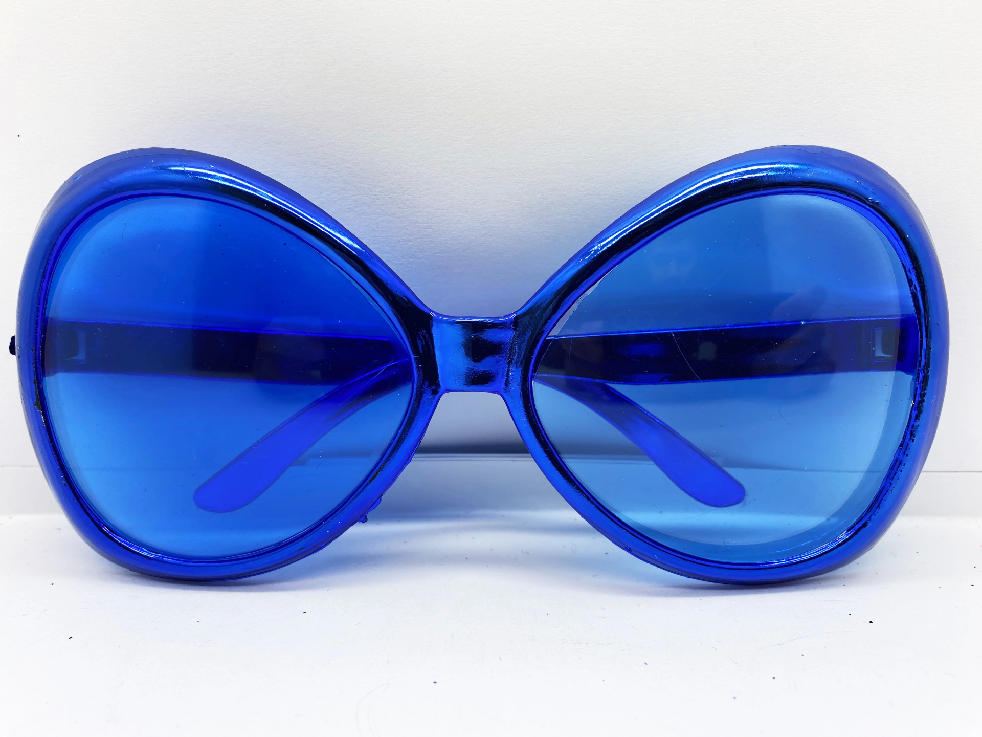 Mavi Renk Yeşilçam Nostalji 80li Yıllar 90lı Yıllar Parti Gözlüğü 7x16 Cm - Lisinya