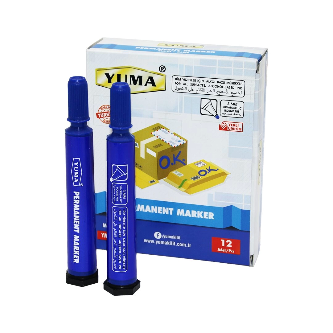 Yuma Ym-790m Mavi Koli Kalemi 12 - Lisinya