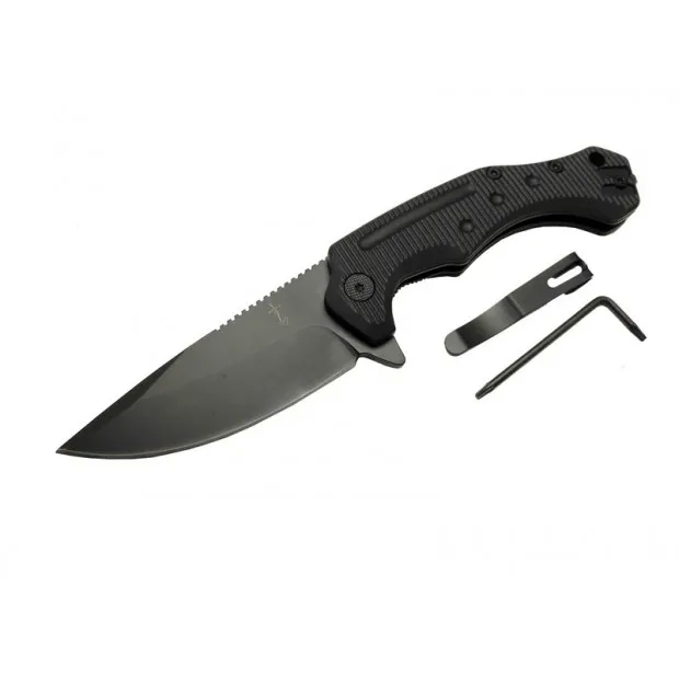 Zero Error 7-12 Black Çakı 22 Cm Manuel, Kemerlikli - Lisinya