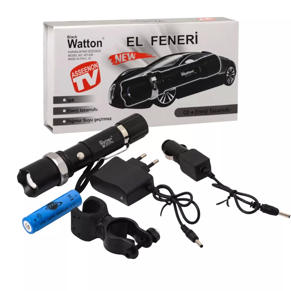 Zoomlu Şarjlı El Feneri En Uygun Fiyata Wt-038 - Lisinya Zoomlu Şarjlı El Feneri En Uygun Fiyata Wt-038 - Lisinya
