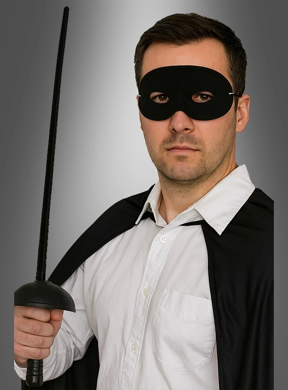 Zorro Kostüm Plastik Aksesuar Seti – Maske Ve Kılıç (67 Cm) - Lisinya