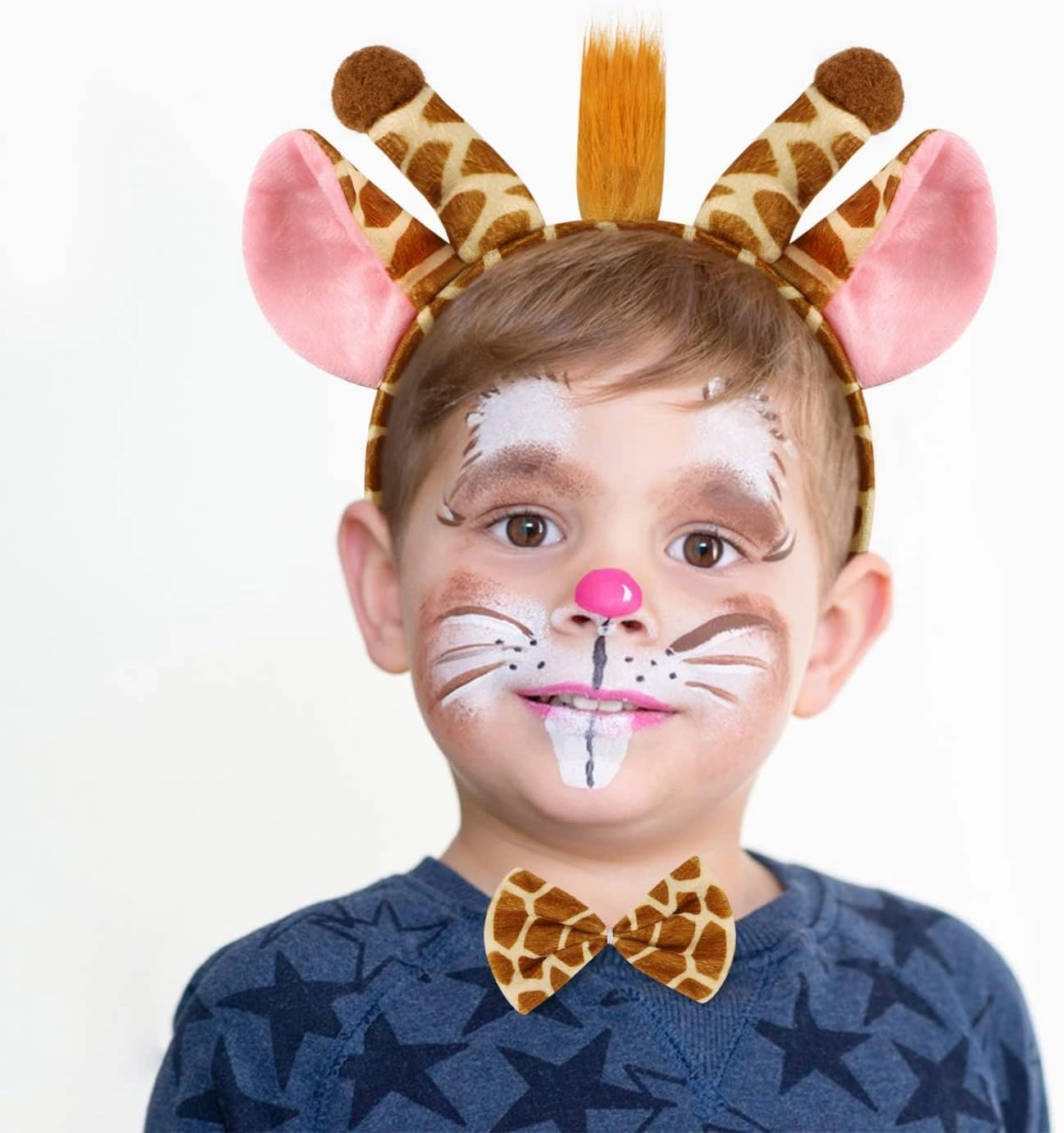 Zürafa Kosümü Aksesuar Seti 3 Lü - Taç Papyon Kuyruk - Lisinya Zürafa Kosümü Aksesuar Seti 3 Lü - Taç Papyon Kuyruk - Lisinya