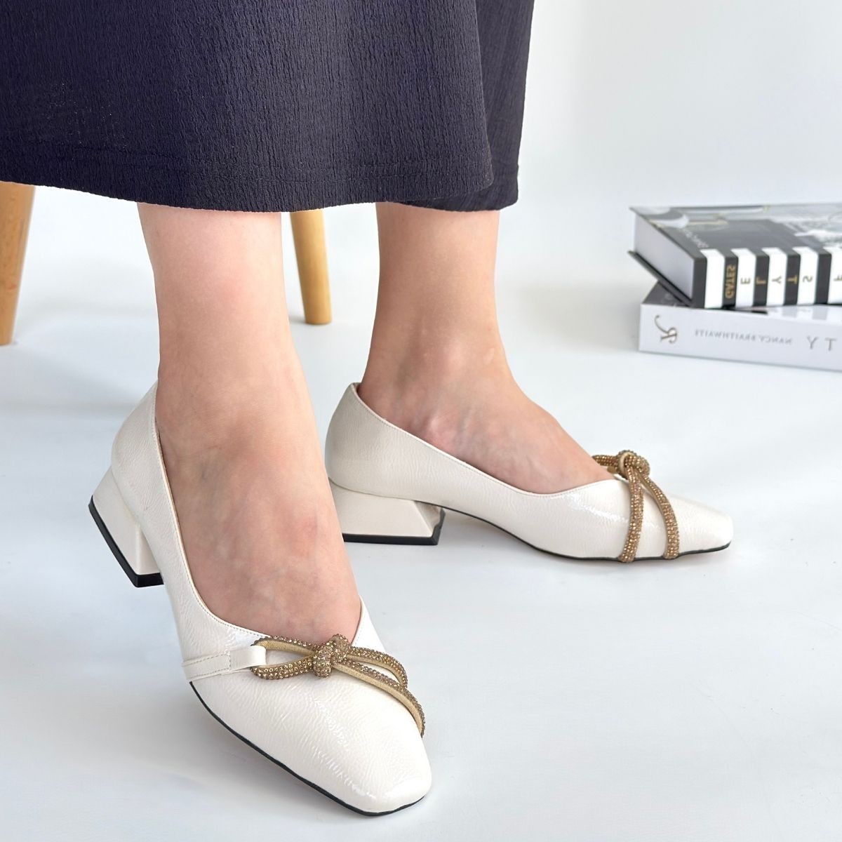 Estay Ten Rugan Topuklu Ayakkabı - Lisinya Estay Ten Rugan Topuklu Ayakkabı - Lisinya