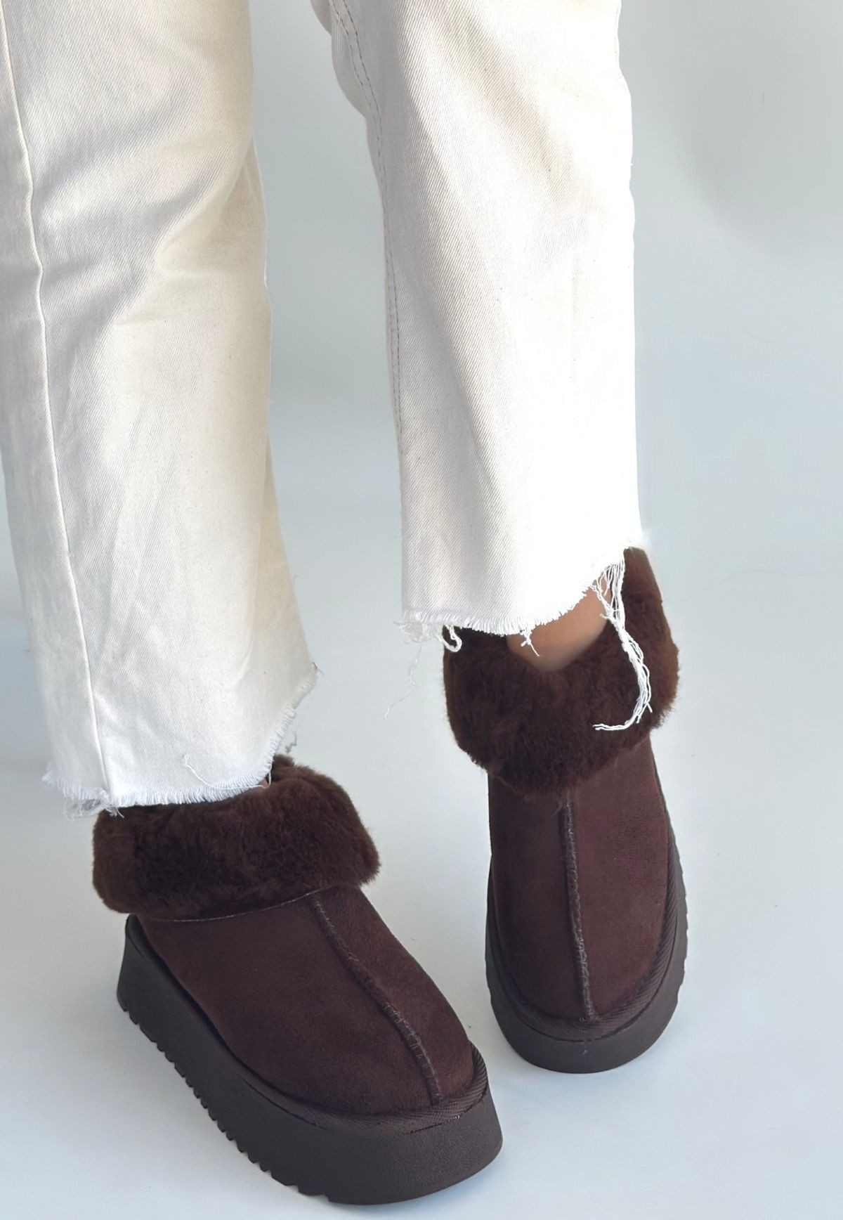 Edali Kahverengi Süet Bot - Lisinya