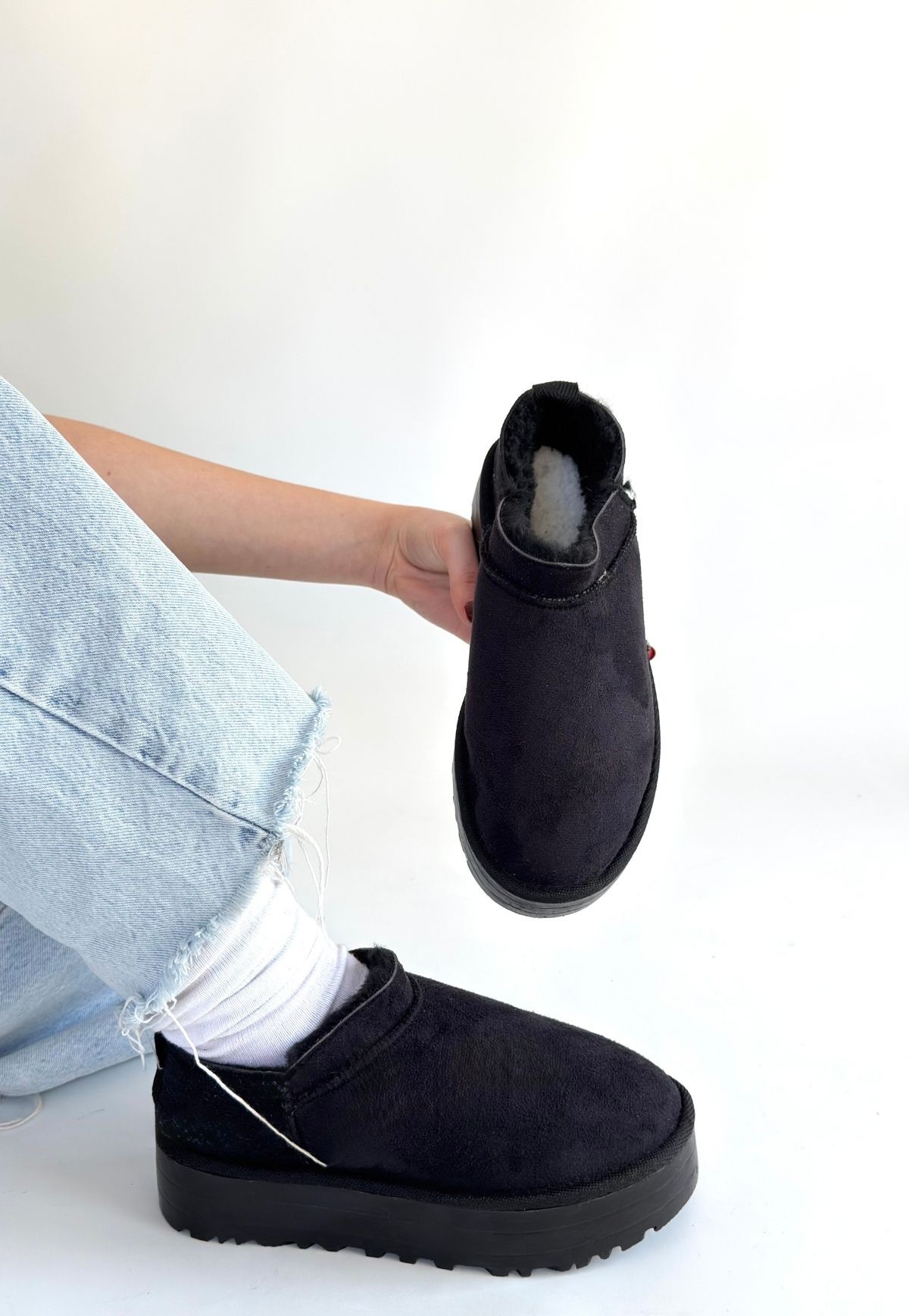 Mitay Siyah Süet Bot - Lisinya