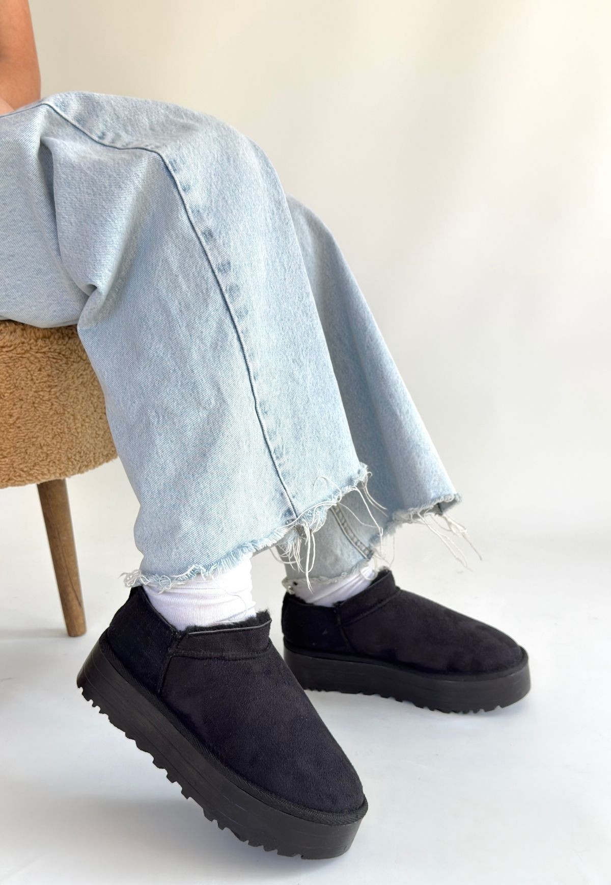 Mitay Siyah Süet Bot - Lisinya