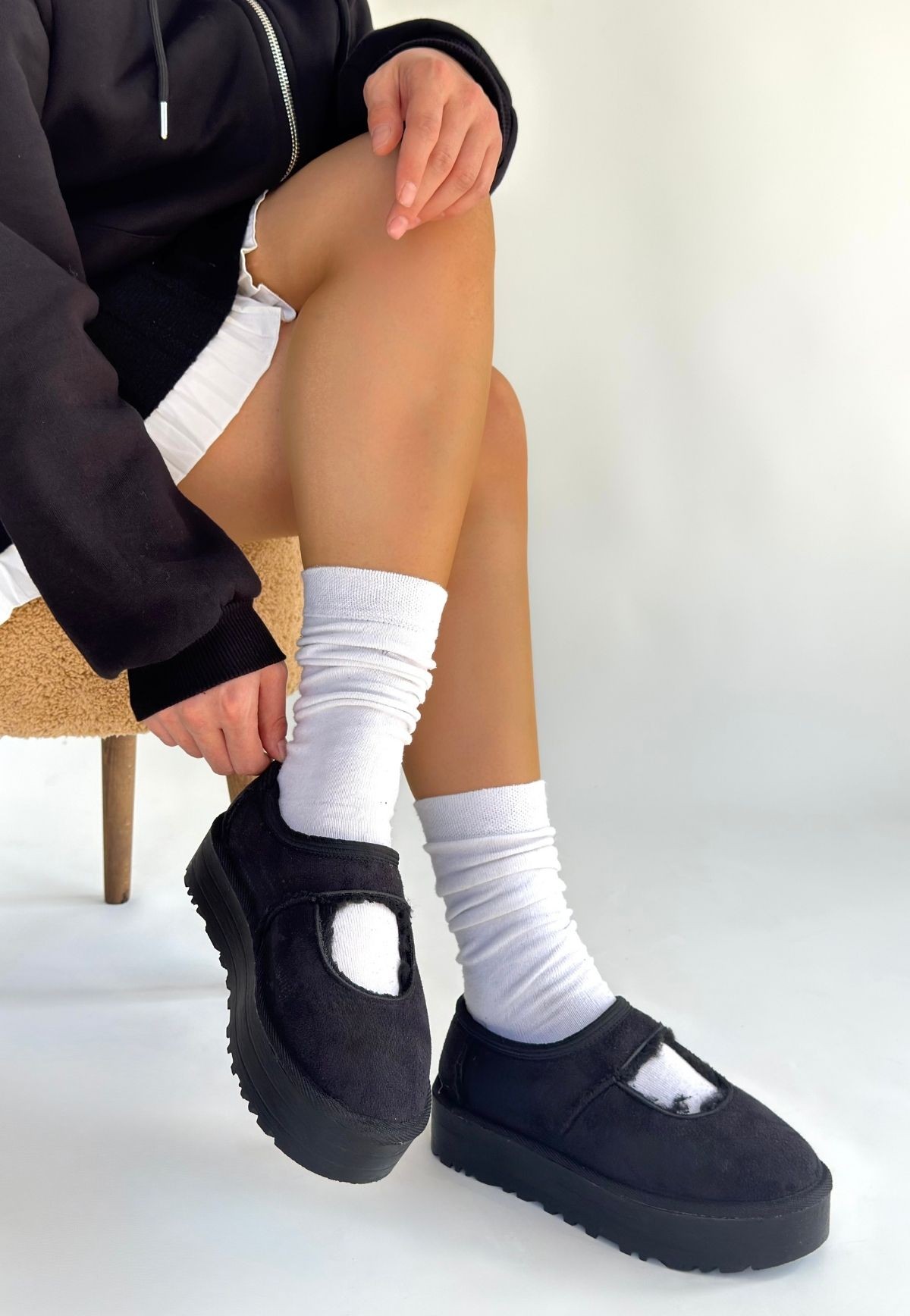 Carren Siyah Süet Bot - Lisinya Carren Siyah Süet Bot - Lisinya